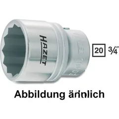 Wheel nut socket 12t 3/4 55mm