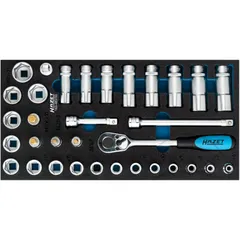 3/8 Inch Socket Kit, 33-Piece in Case