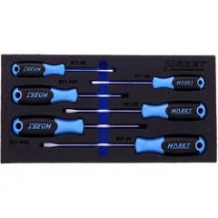 6-Piece Screwdriver Set in Drawer Insert for HAZET
