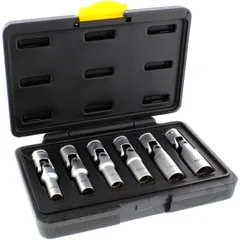 Joint Socket Wrench Set 3/8 for Glow Plugs 6 Piece 8-16 mm