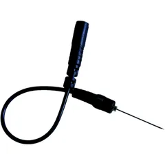 Prüfkabel 0.7 mm mit schwarzer Nadelspitze