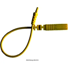 Prüfkabel mit Innen-Flachstecker 0.6 x 0.6 mm