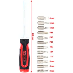 Ratschen-Bit-Schraubendreher Set 13-teilig