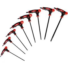 JMP T-HANDLE TORX SET 8 PIECE T9-T40 for efficient fastening