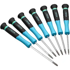 Hazet 7 Piece Torx Screwdriver Set for Electronics
