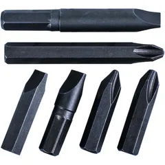 6-Piece Bit Set for Impact Screwdrivers