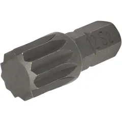Bit Splined M12 5/16 for Power Screwdrivers 30 mm