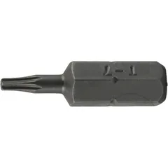 T7 Torx® Bit with Hole 25 mm 1/4 Inch