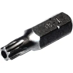 Torx T30 Bit 1/4" Length 25 mm with Hole
