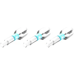 Hazet Innen-Sechskant Bit 3 mm, 1/4 Zoll (6,3 mm), 25 mm Länge, 3-teilig