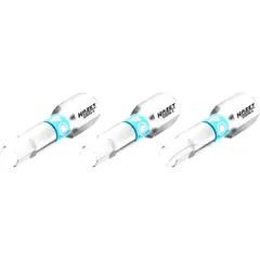 Hazet Innen Sechskant Bit SW 4 mm, für 1/4 Zoll Antrieb (6,3 mm), 3 Teile