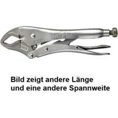 Locking Pliers with Curved Jaws 175 mm for versatile use