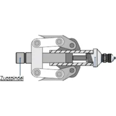 Pulling spindle