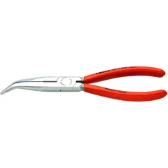 Knipex Angled Flat Nose Pliers 200 mm with Plastic Handles