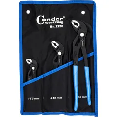 3-Piece Water Pump Pliers Set for precise work