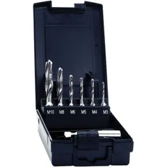 Combination Thread Drill Bit Set with Bit Holder M3-M10 for Motorcycles