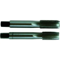 2-Piece M10 x 1.00 Hand Tap Set - HSS for precise threading