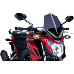 Sports screen new gen PUIG for naked bike dark for: Honda CB