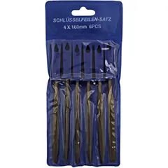 Key File Set 6 Piece for precise tasks