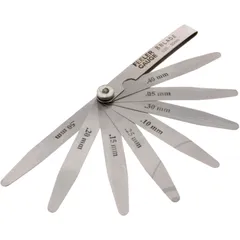 Precision Feeler Gauge Set 0.05-0.50 mm - 8 Blades