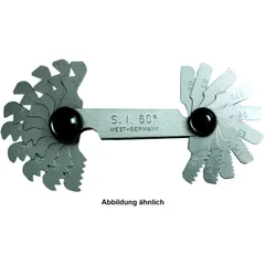 Thread Pitch Gauge Set for accurate thread measurement 48 Blades MM/INCH