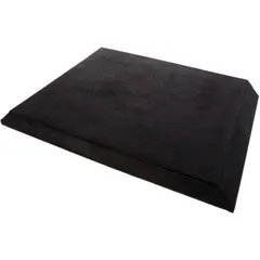 Gummiplatte für Motorräder 400X300X40mm mit abgeschrägten Kanten
