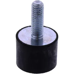 Gummi-Metall-Puffer mit Gewinde M6x18