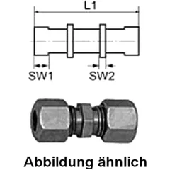 ERMETO-VERSCHRAUBUNG G 18 Platte für Motorräder