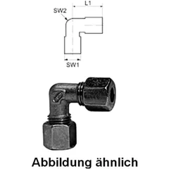 Winkelverschraubung für 8 mm Rohr