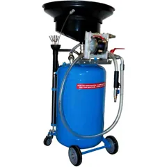 Waste oil collector pressure discharge