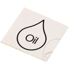 Adhesive Label PAG OIL for Climate Service Devices HGS Husky 300