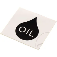 Adhesive Oil Label Black HGS Husky 300