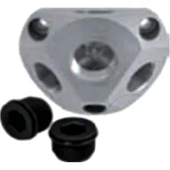 LUFTVERTEILERDOSE ALU 3-Fach 1/2 für Motorräder