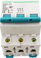 AUTOMATIC CIRCUIT BREAKER 16A JMP for Lifting Platforms 3-pole