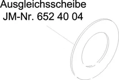 Ausgleichsscheibe für JMP Fox 4000 H