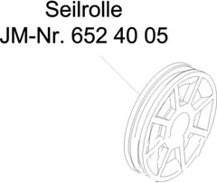 Seilrolle für JMP Fox 4000 H