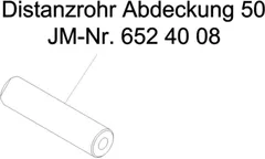 Distanzrohr Abdeckung für JMP Fox 4000 H 50 mm