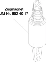 Zugmagnet zur Klinkensteuerung für JMP Fox 4000 H