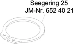 Seegerring für JMP Fox 4000 H 6524021