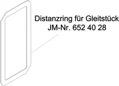 Distanzring Gleitstück für JMP Fox 4000 H