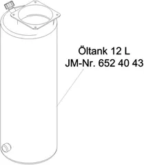Öltank für JMP Fox 4000 H und JMP Fox 6000