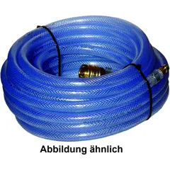 Air Hose WOVEN LW9 5 Meter with Brass Coupling + Nipple for Workshop