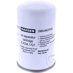 OELABSCHEIDEPATRONE für Schraubenkompressoren Kaeser 76X131 mm