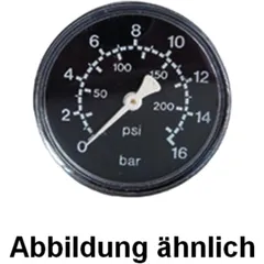 MANOMETER 25 BAR G1/4 REAR for: Motorcycles