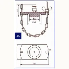 Anschlussdeckel NR.45