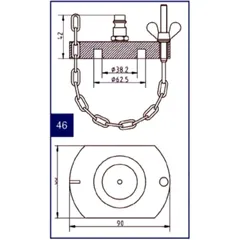 Anschlussdeckel NR.46