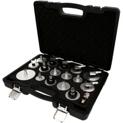Universal-Bremsenentlüfter-Adapter-Satz 17-teilig für Motorräder
