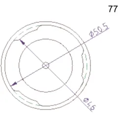 Anschlussdeckel Nr. 77 für Bremsenfüll- und Entlüftergeräte