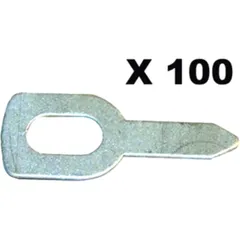 GYS straight welding eyes - 100 pieces for bodywork repair tools
