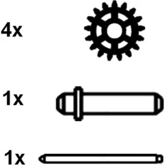 ROLLER SET MIGA 223I 0.8 MM for Wire Feed Unit